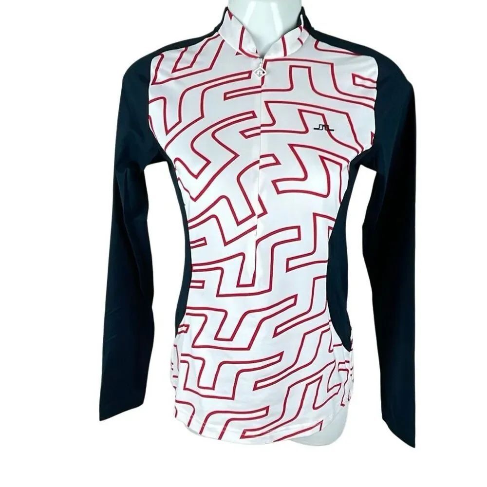 J. Lindeberg Marilyn Half Zip Top XS NEW